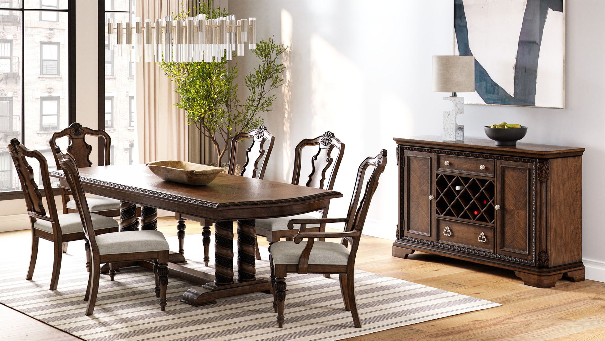 Traditional Chair Bernards Furniture