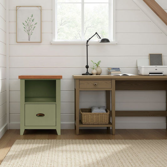 Vineyard - Drawer File - Sage Green, Fruitwood Legends