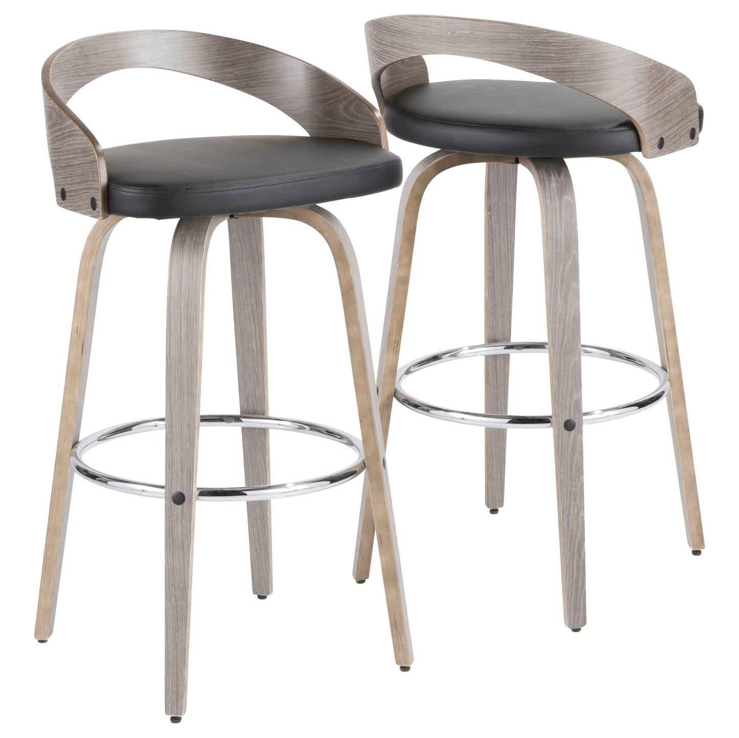 Grotto - Mid-Century Modern Stool (Set of 2) Lumi Source