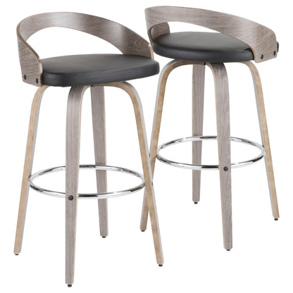 Grotto - Mid-Century Modern Stool (Set of 2) Lumi Source