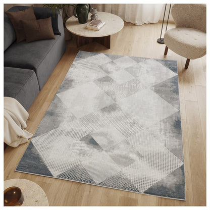 Geometrix - Area Rug With Geometric Effect Icona Home Decor