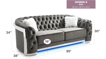 Sapphire - Sofa Glory Furniture