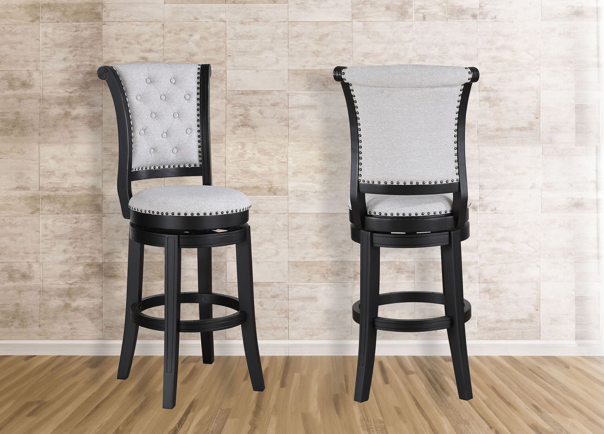 Granville - Swivel Bar Height Stool (Set of 2) Crown Mark