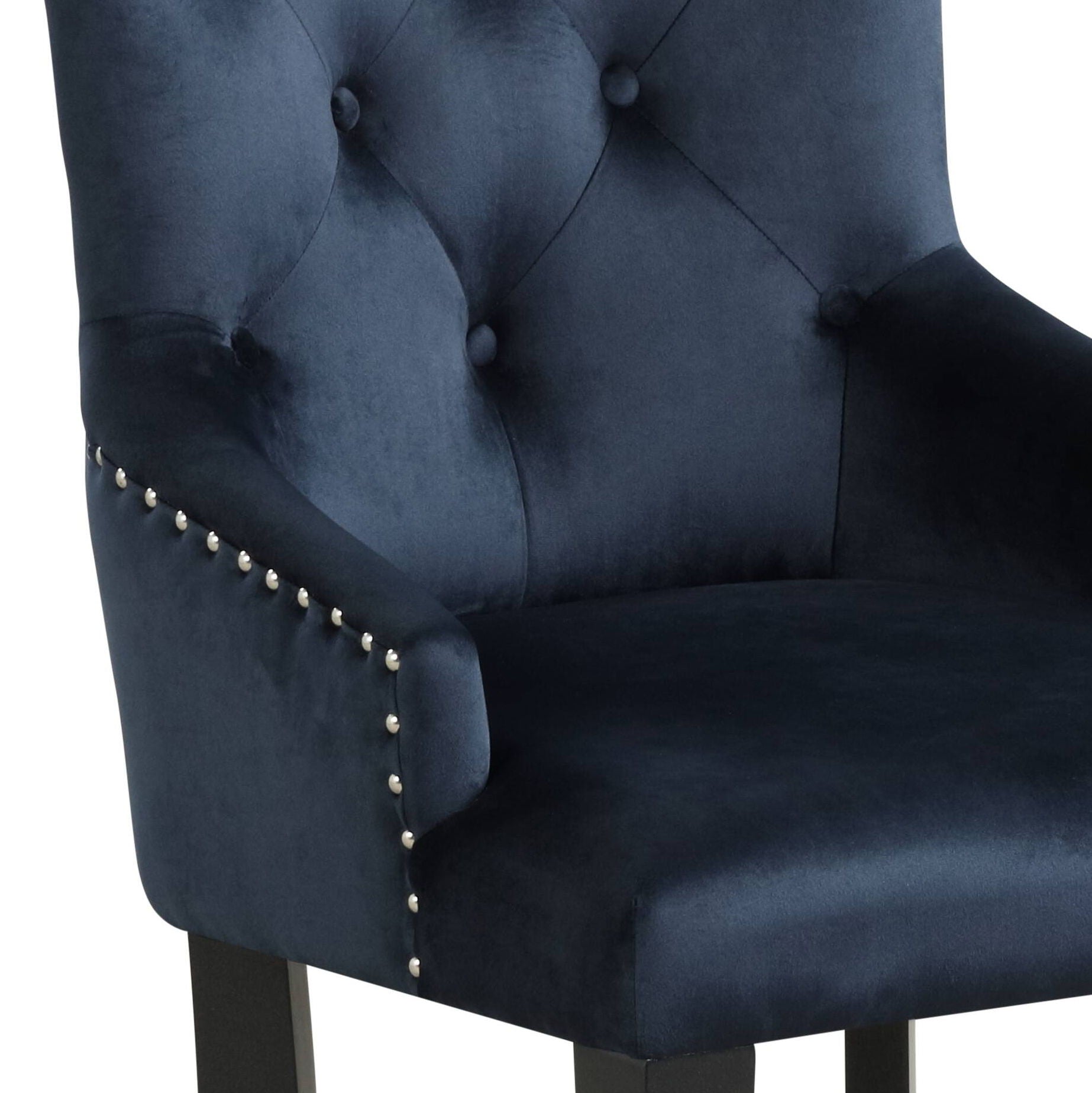 Varian II - Side Chair - Dark Navy Acme