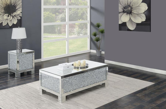 Gillian - Mirrored Coffee Table Set Coaster Fine Furniture