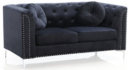 Stylish Sloped Arm Loveseat Glory Furniture
