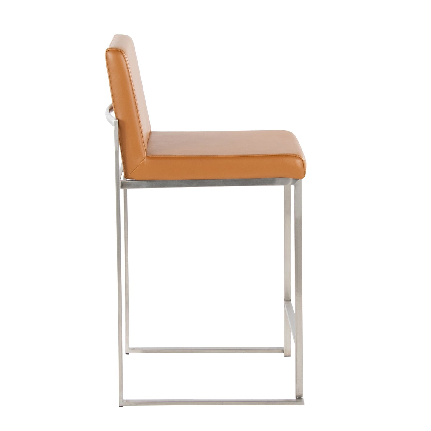 Fuji - Contemporary High Back Barstool (Set of 2) Lumi Source