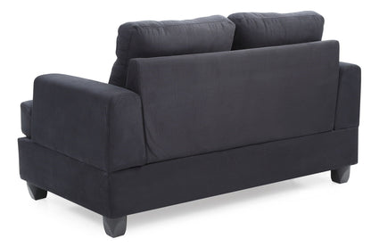 Stylish Transitional Loveseat For Two Glory Furniture