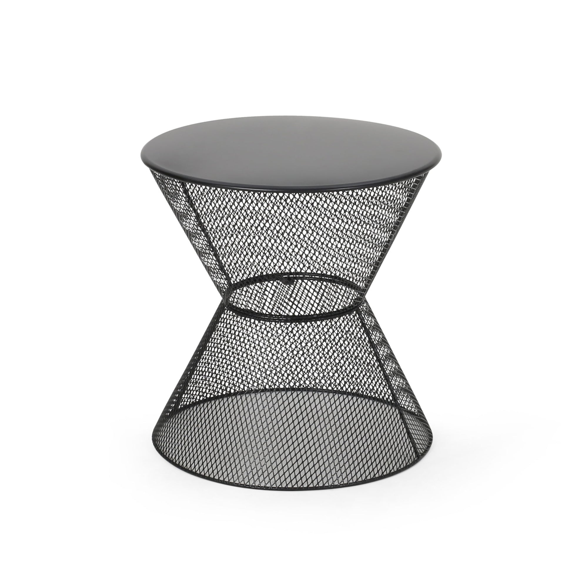 Nevada - Contemporary Side Table With Mesh Design Noble House