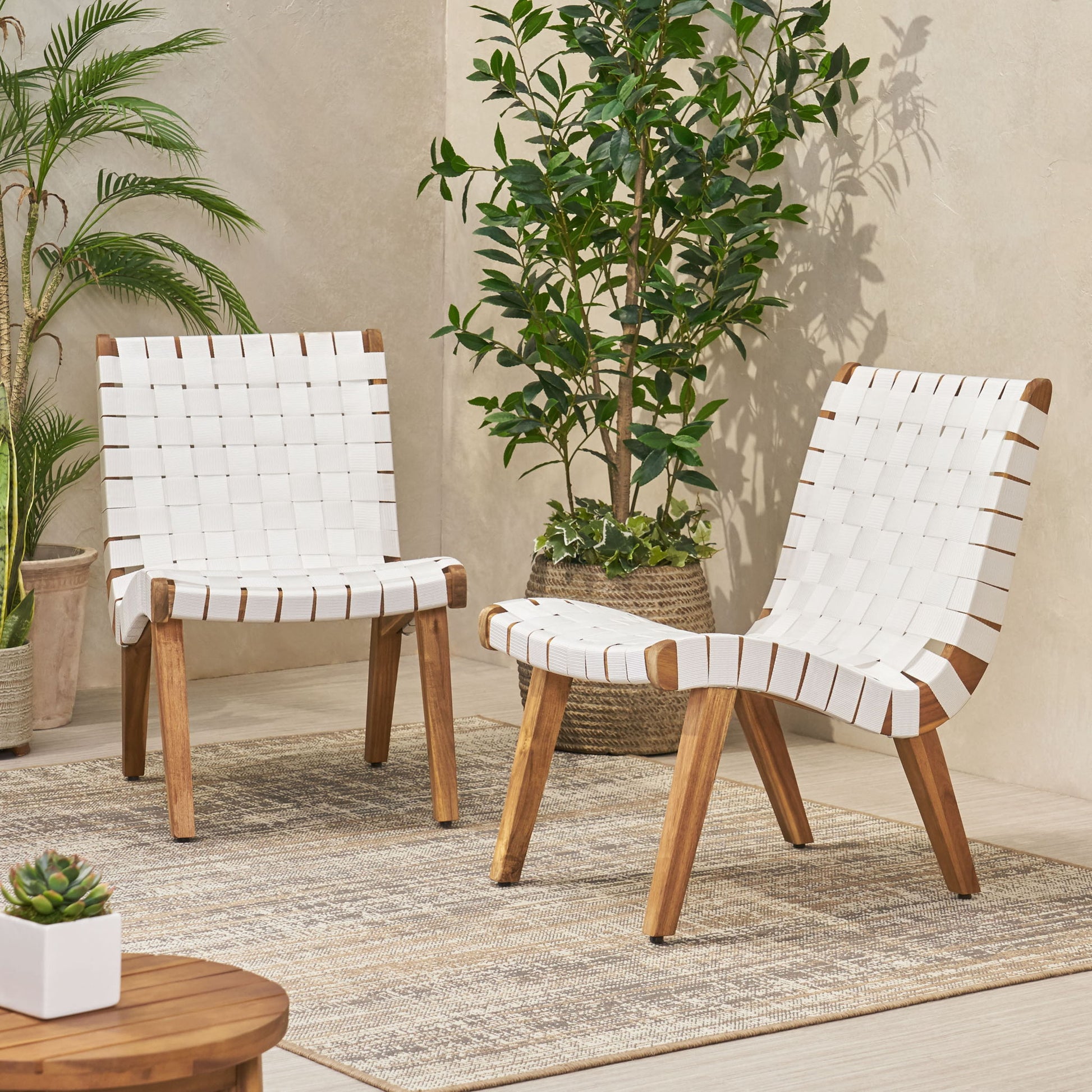 Charlotte - Lounge Chair - White Noble House