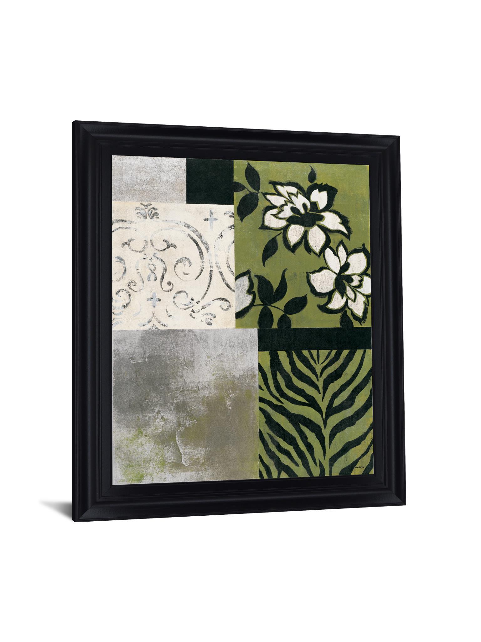 Verdant Mélange - 28" x 34" Framed Wall Art Classy Art