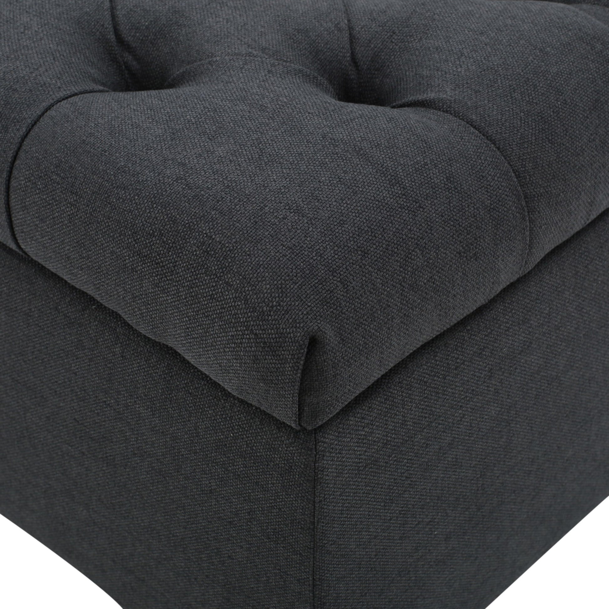 Glouster - Contemporary Storage Ottoman With Button Tufted Design Noble House