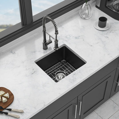 Modern Quartz Kitchen Sink Undermount Granite Composite Daily Nest