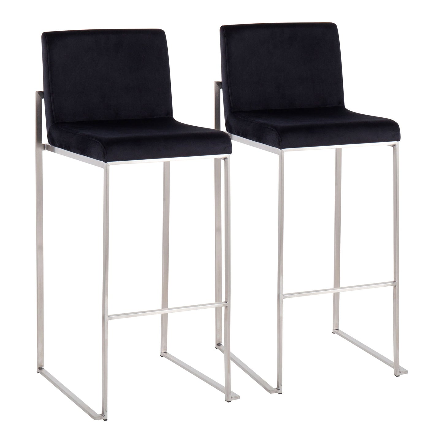Fuji - Contemporary And Modern Elegance High Back Barstool Lumi Source