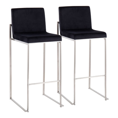Fuji - Contemporary And Modern Elegance High Back Barstool Lumi Source