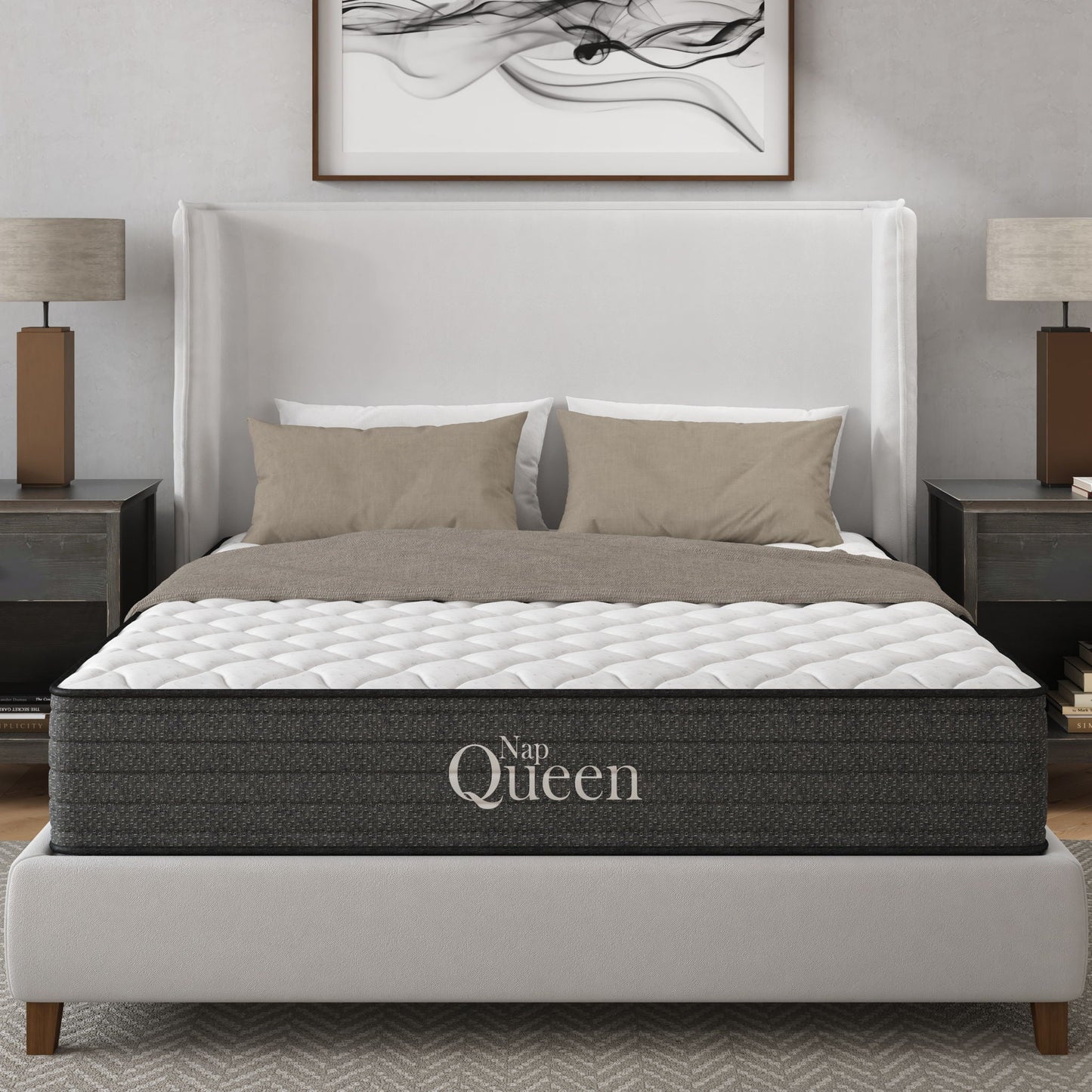 Victoria - 12" Cooling Gel Hybrid Mattress Daily Nest
