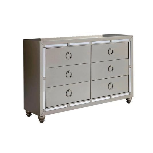 Chloe - Dresser - Gemstone Silver Global Furniture USA