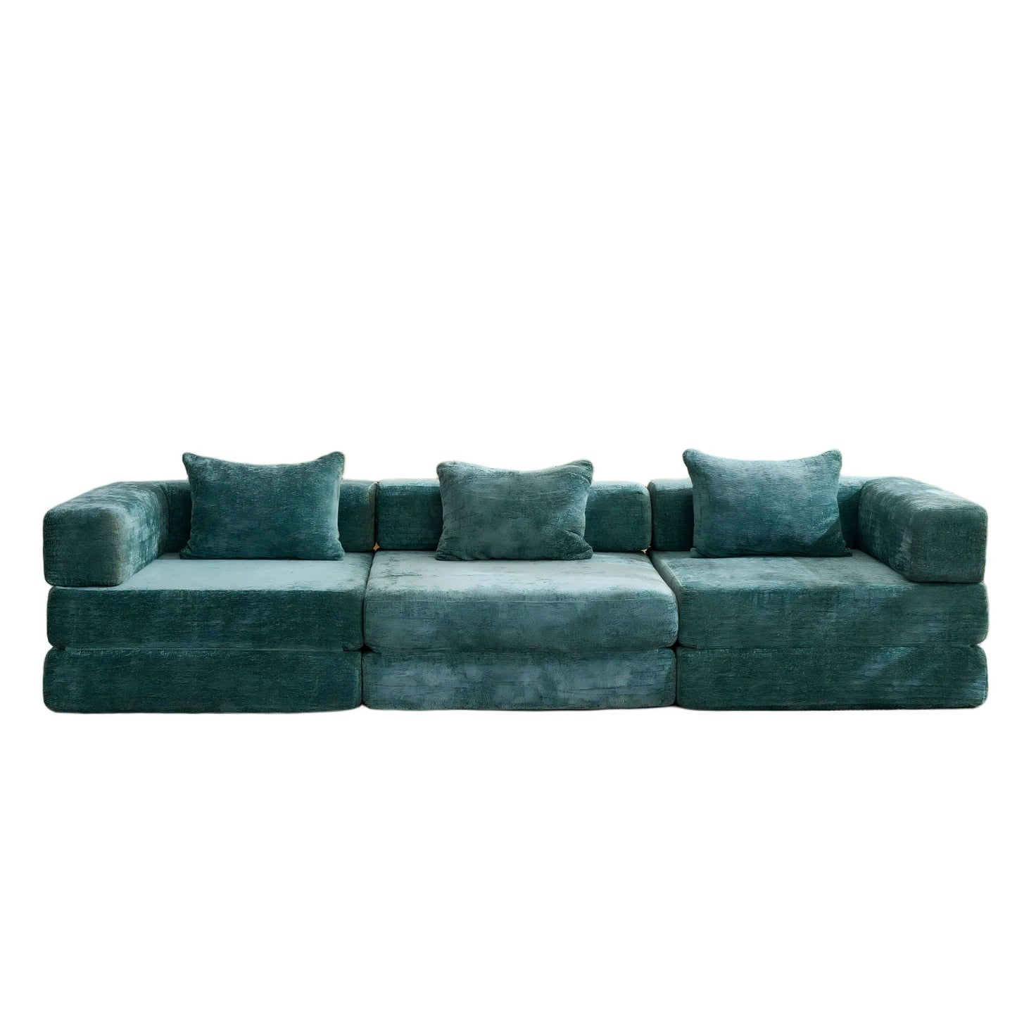 Convertible Floor Sofa Bed, Boneless Modular Sectional Sofa For Living Room Home Essentials