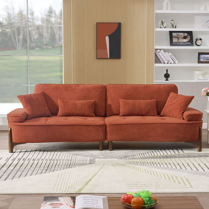 Comfortable Deep Seated Sofa With Pillows Home Essentials