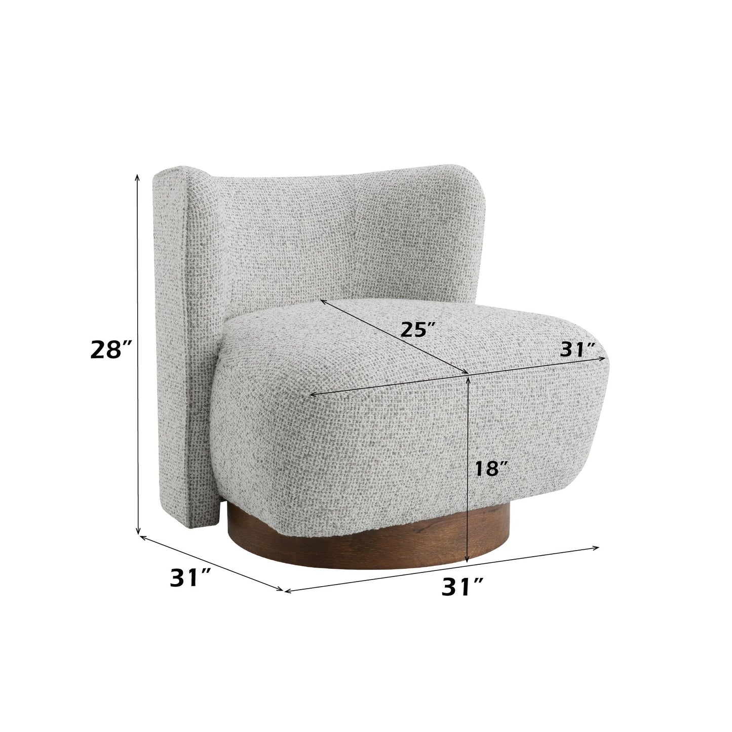 Lisa - Accent Chair - Gray Acme