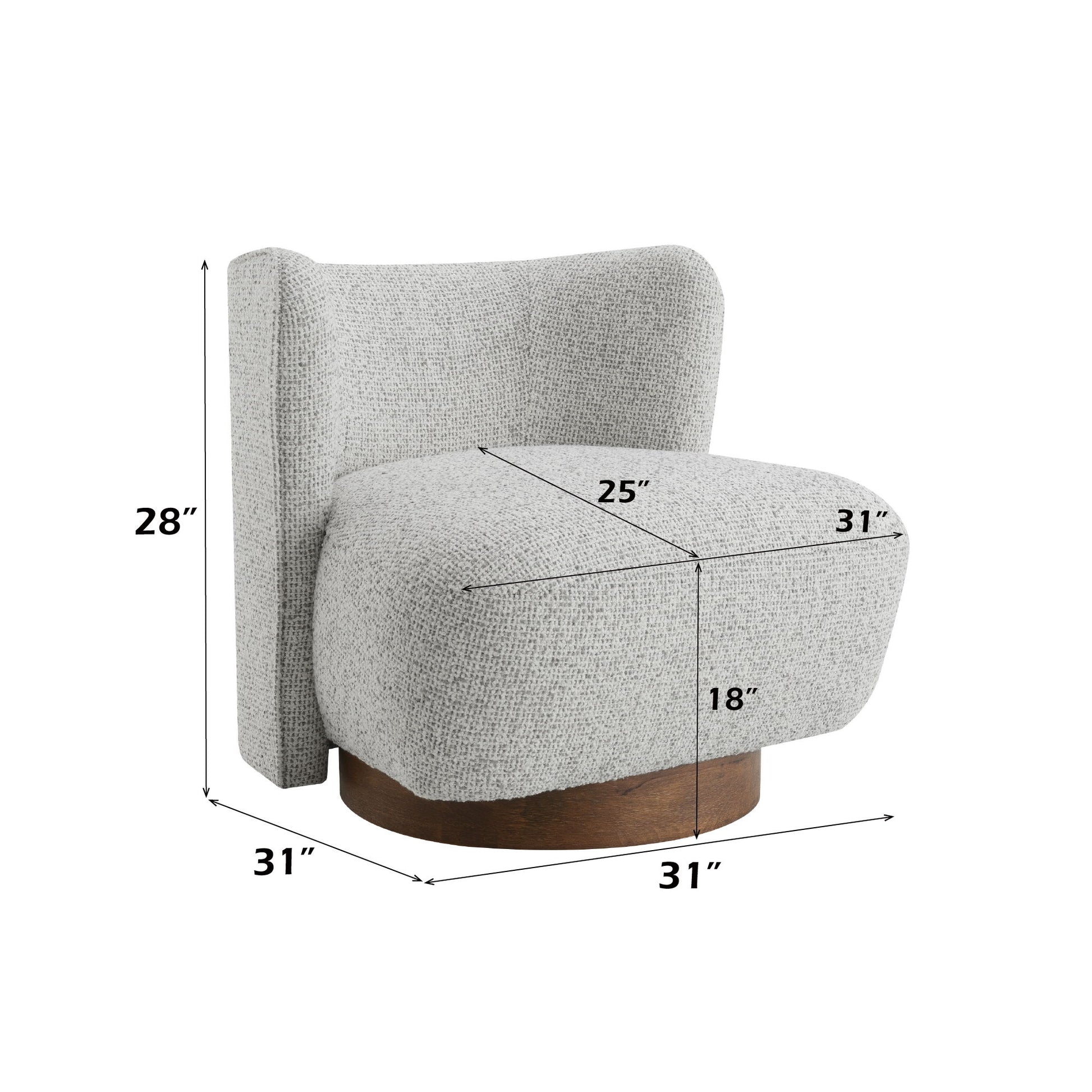 Lisa - Accent Chair - Gray Acme