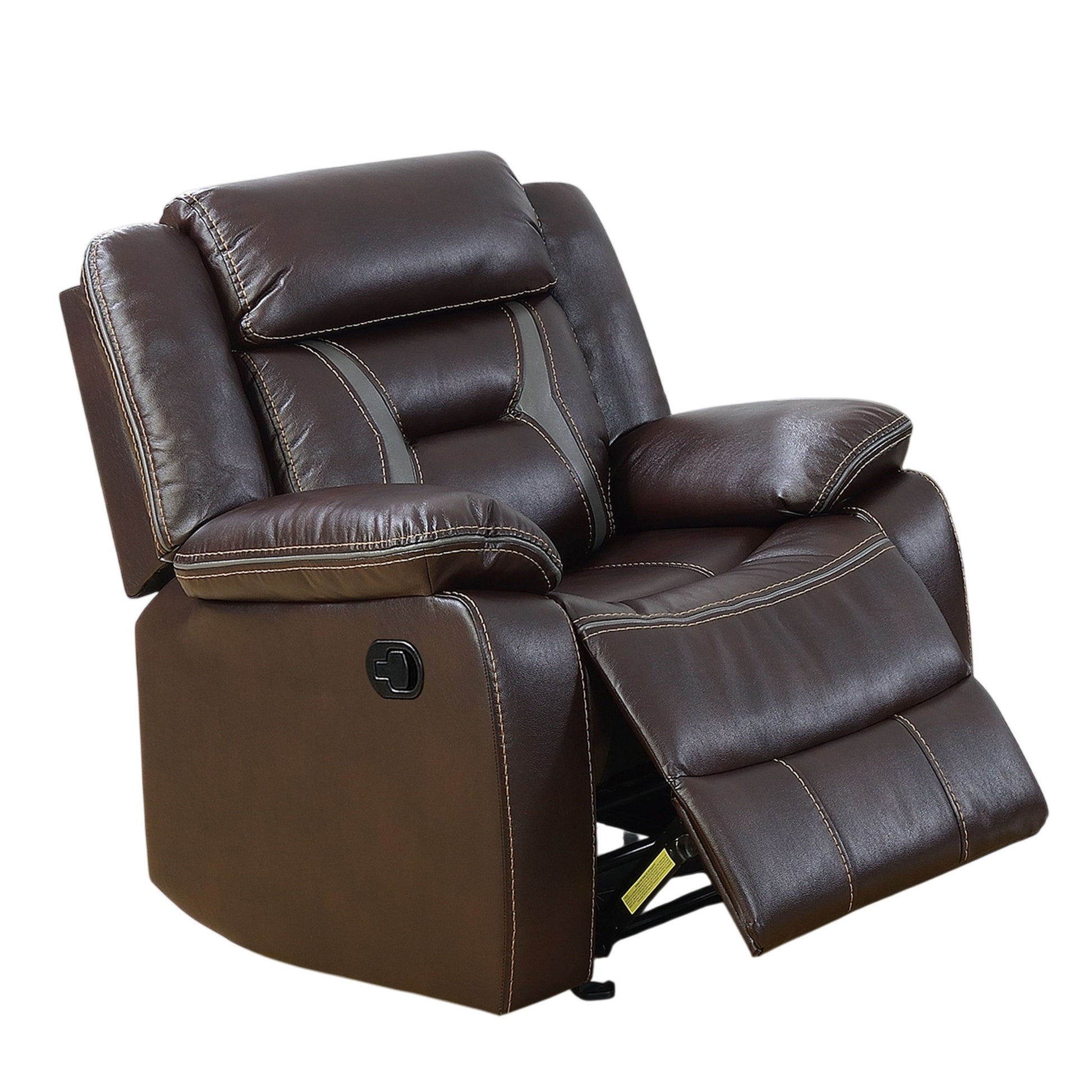 Modern Recliner With Pillow Arms And Headrest Home Essentials