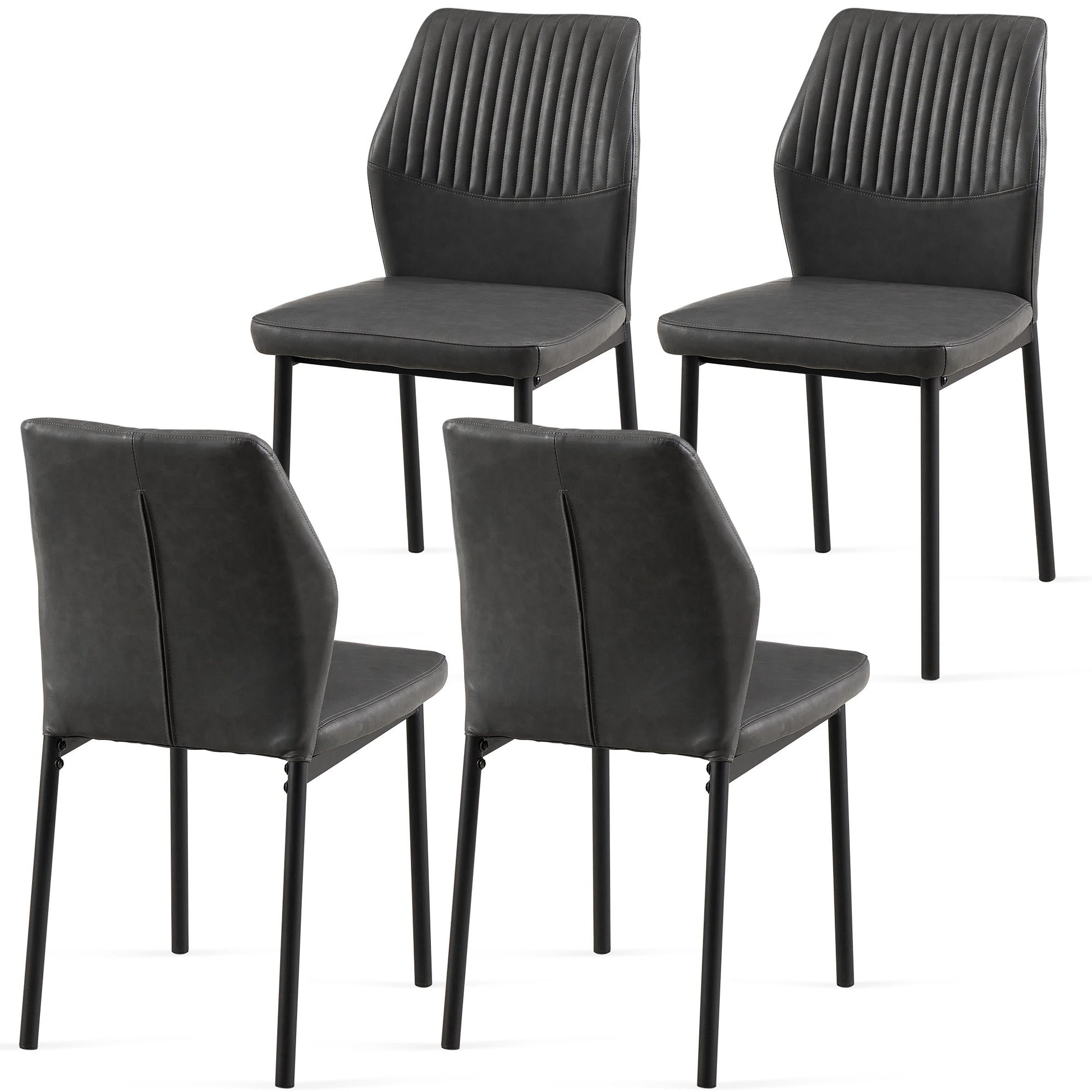 Dining Chairs Living Room Chair Modern Kitchen Armless Side Chair With Metal Legs Home Essentials