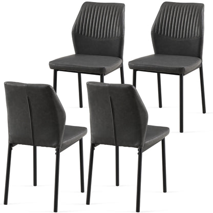 Dining Chairs Living Room Chair Modern Kitchen Armless Side Chair With Metal Legs Home Essentials