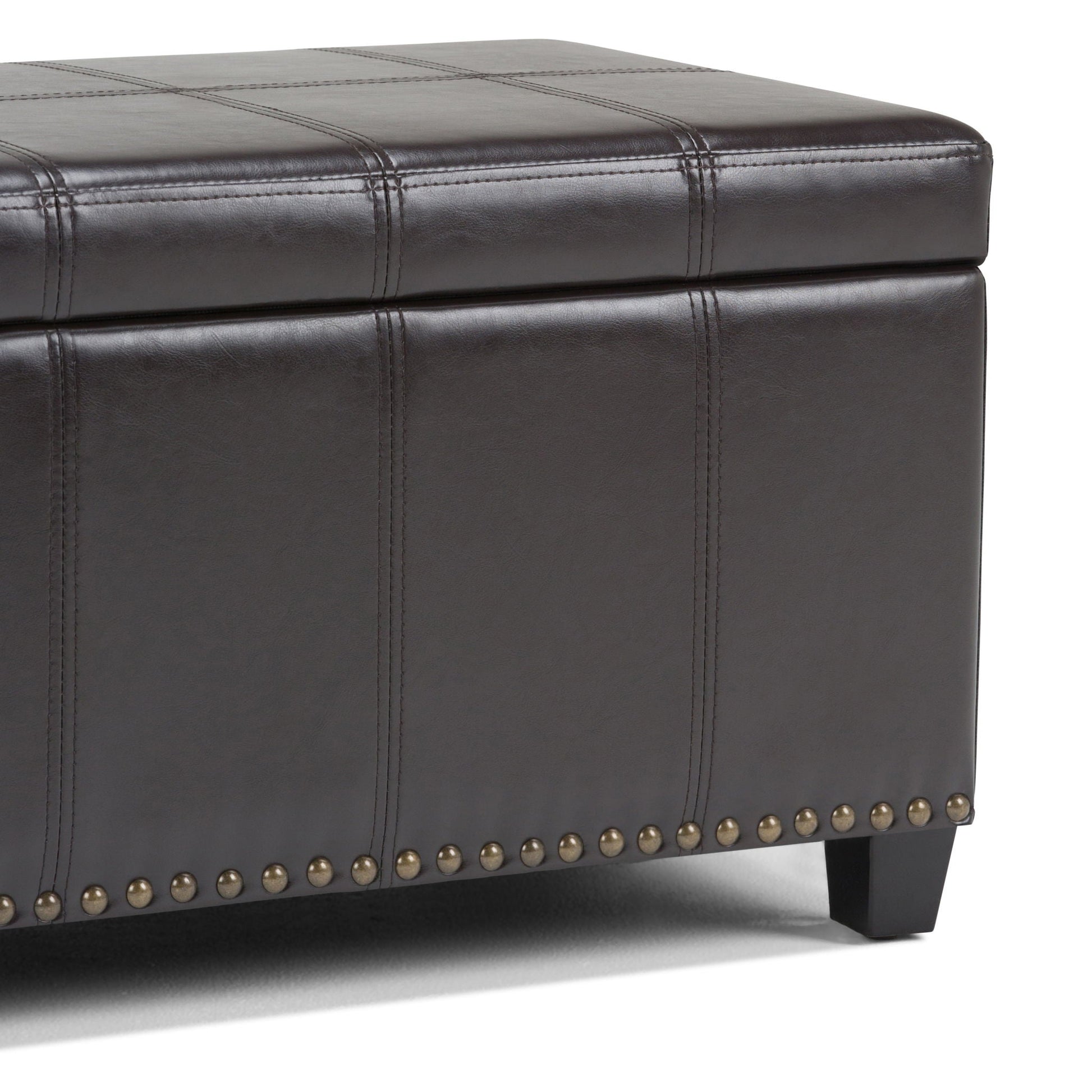 Amelia - Transitional Storage Ottoman Bench Simpli-Home