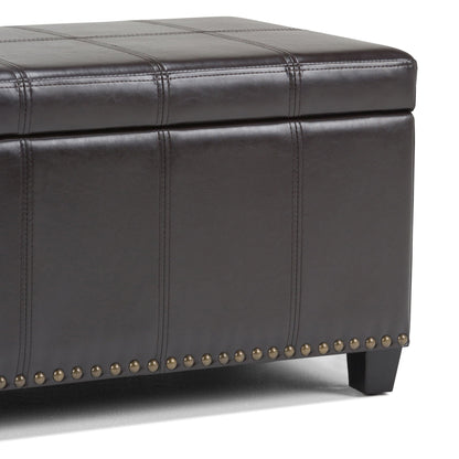 Amelia - Transitional Storage Ottoman Bench Simpli-Home