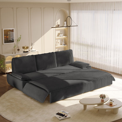 King Size Pull Out Sofa Bed, 3 In 1 Convertible Multifunctional Home Essentials