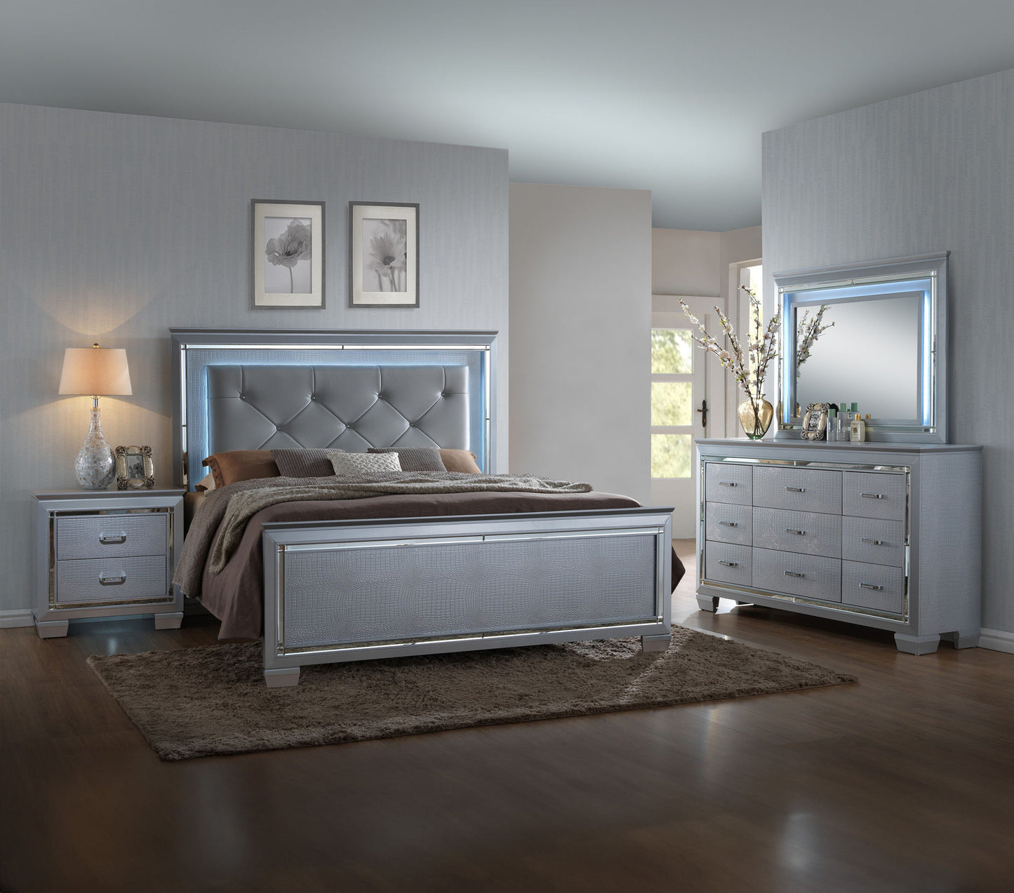 Lillian - Bedroom Set Crown Mark