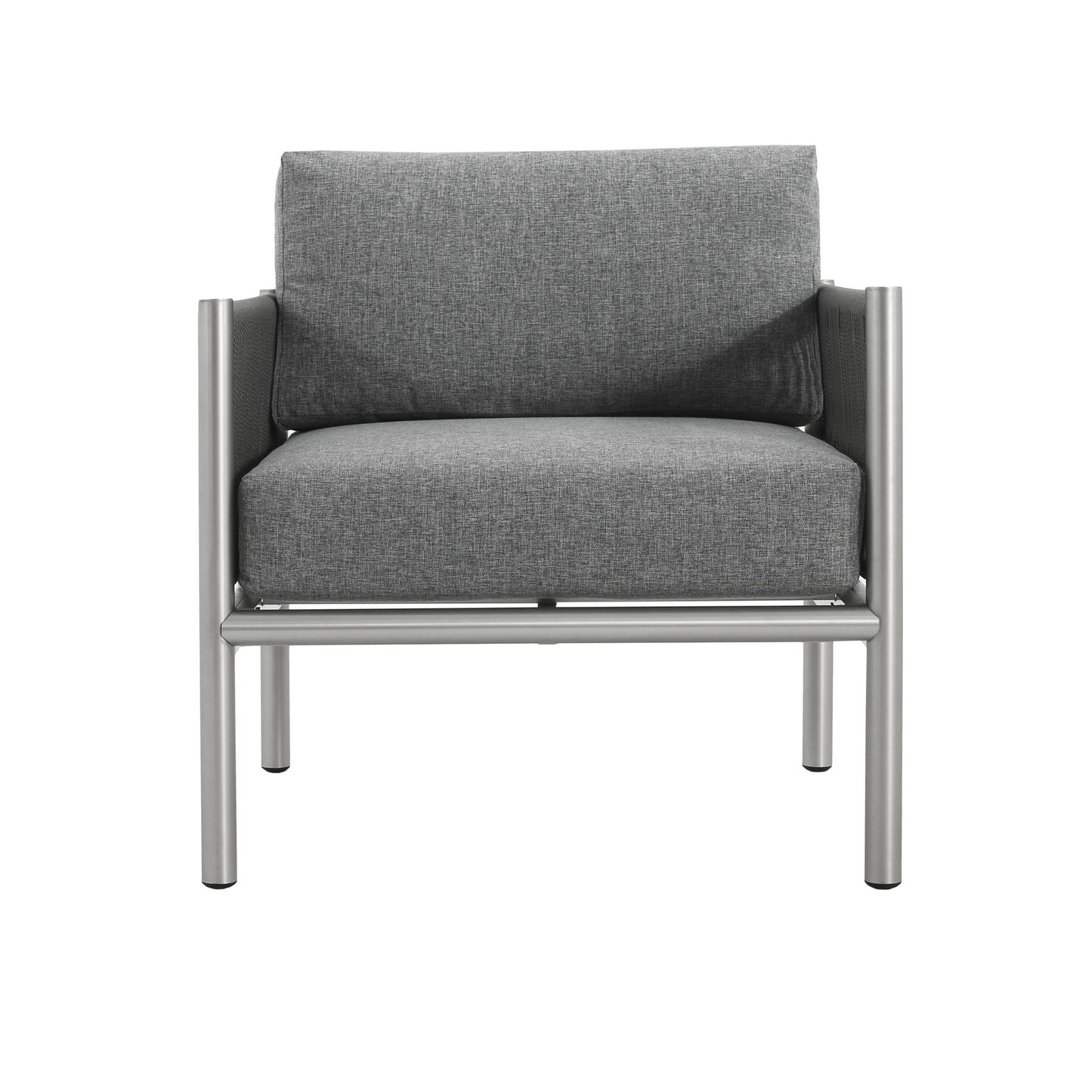 Hargrove - Club Chair - Silver / Gray Noble House