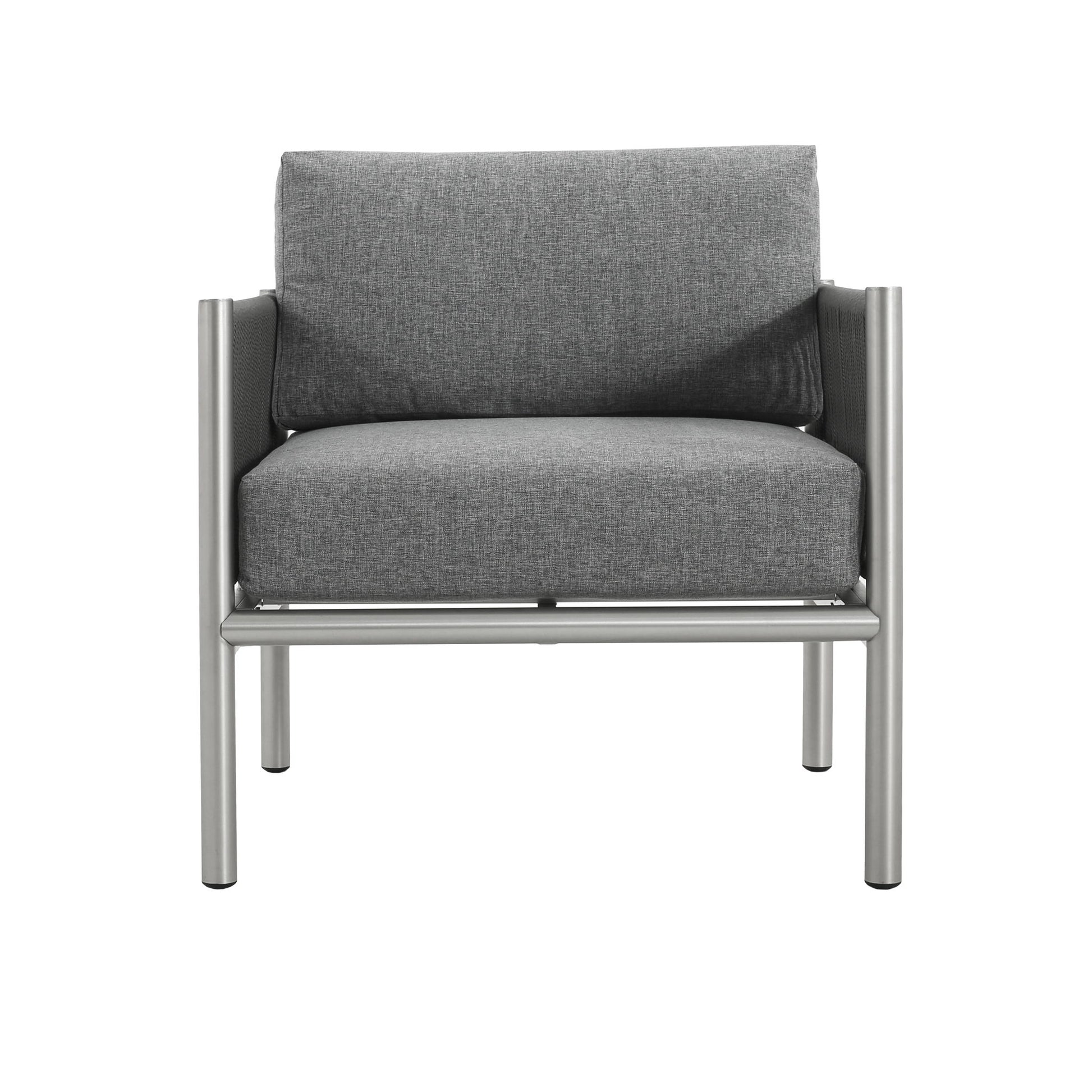 Hargrove - Club Chair - Silver / Gray Noble House