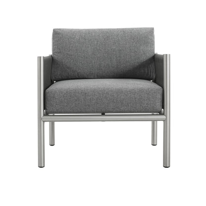 Hargrove - Club Chair - Silver / Gray Noble House
