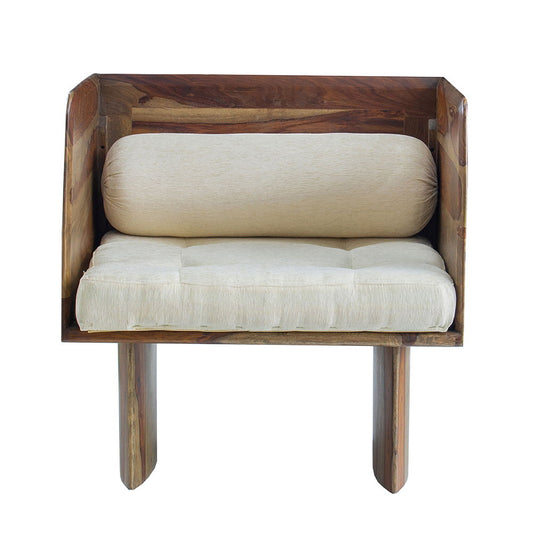 Wooden Sofa - Brown Home Essentials