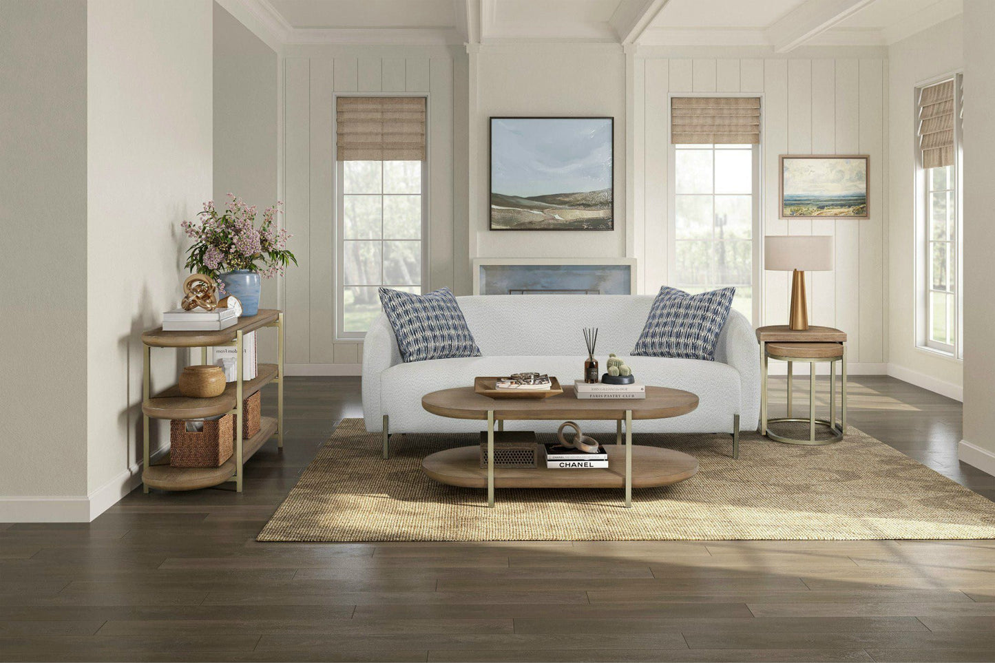 Console Table - Light Brown