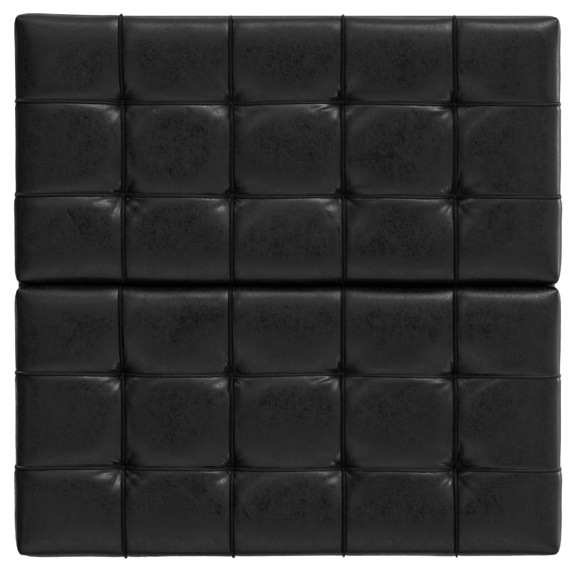 Harrison - Upholstered Coffee Table Storage Ottoman Simpli-Home