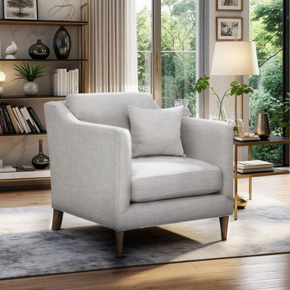 Chair With High Track Arms - Beige JLA