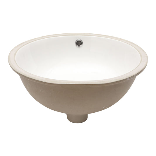 Elegant Ceramic Oval Undermount Bathroom Sink With Overflow Daily Nest