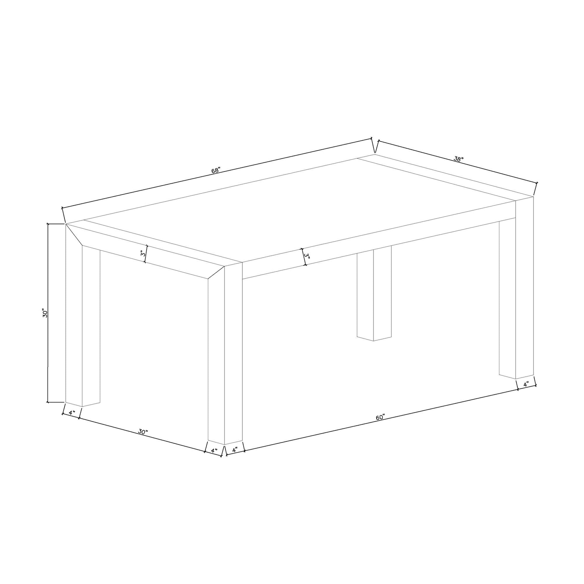 Dahiris - Dining Table - Black Global Furniture USA
