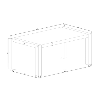 Dahiris - Dining Table - Black Global Furniture USA