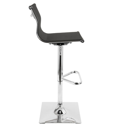 Mirage - Contemporary Adjustable Barstool With Swivel Lumi Source