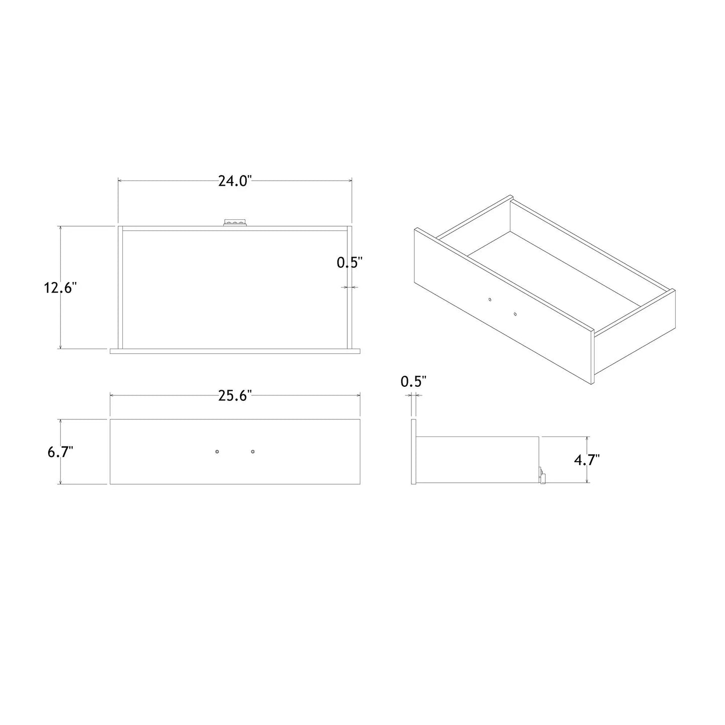 Charlston - Dresser With LED Global Furniture USA