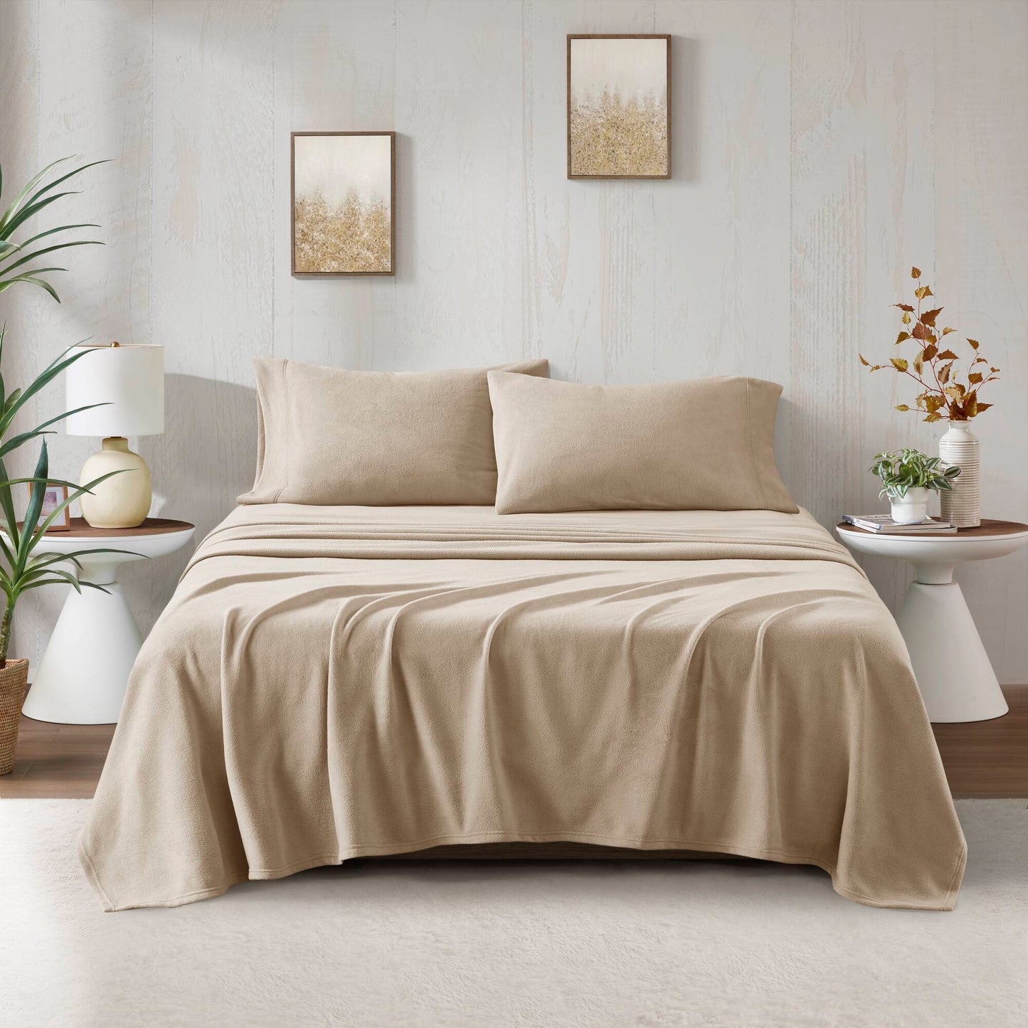 Twin Long Sheet Set - Khaki True North by Sleep Philosophy