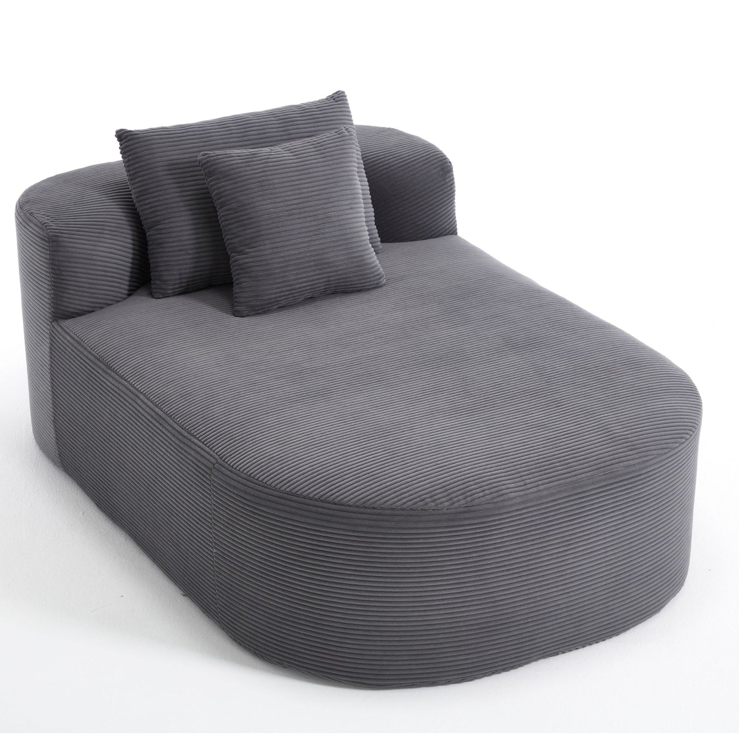 Oversized Chaise Lounge Sofa Bed With Deep Seat And Soft Pillows Home Essentials
