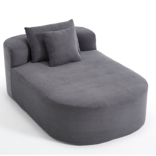 Oversized Chaise Lounge Sofa Bed With Deep Seat And Soft Pillows Home Essentials
