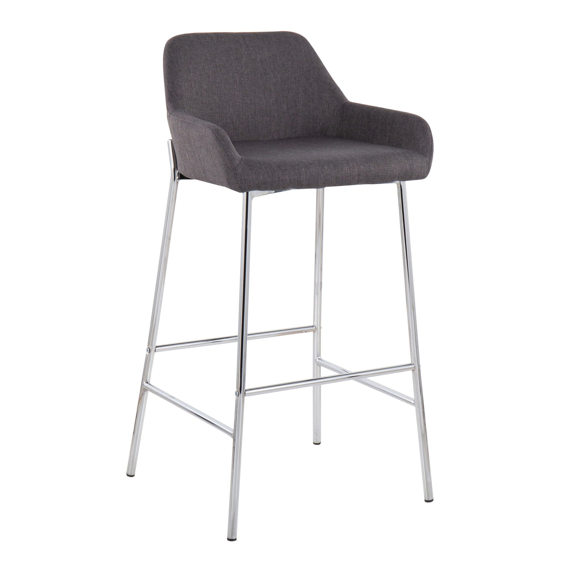 Daniella - Contemporary Fixed Height Bar Stool (Set of 2) Lumi Source