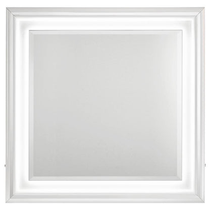 Cassia - Dresser Mirror - White High Gloss Coaster Fine Furniture