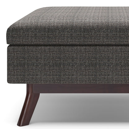 Owen - Upholstered Rectangular Storage Ottoman Simpli-Home